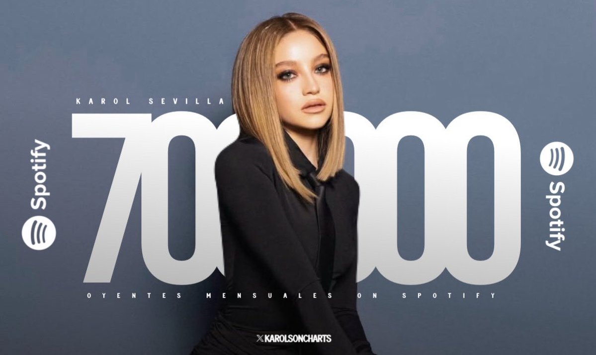 Karol Sevilla Charts tweet media