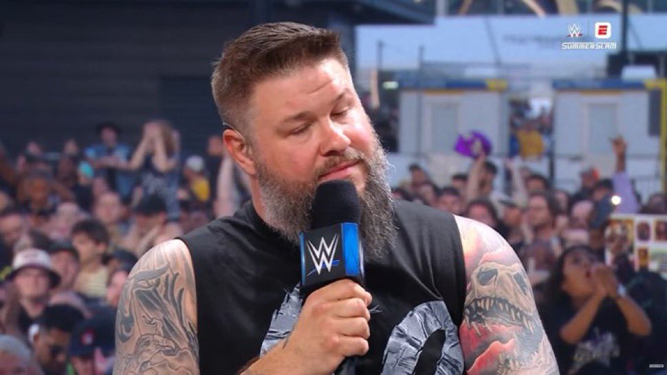Fightful's tweet photo. Kevin Owens gave a shoutout to Rebel 

“There’s somebody called Tanea Brooks, who’s known to wrestling fans as Rebel. She has not wrestled here, but some things are bigger than wrestling. She’s currently battling ALS, and the way she’s doing it is so incredible. I looked at her and what she was going through, and the way she powered through it, and it was truly inspirational.”

❤️