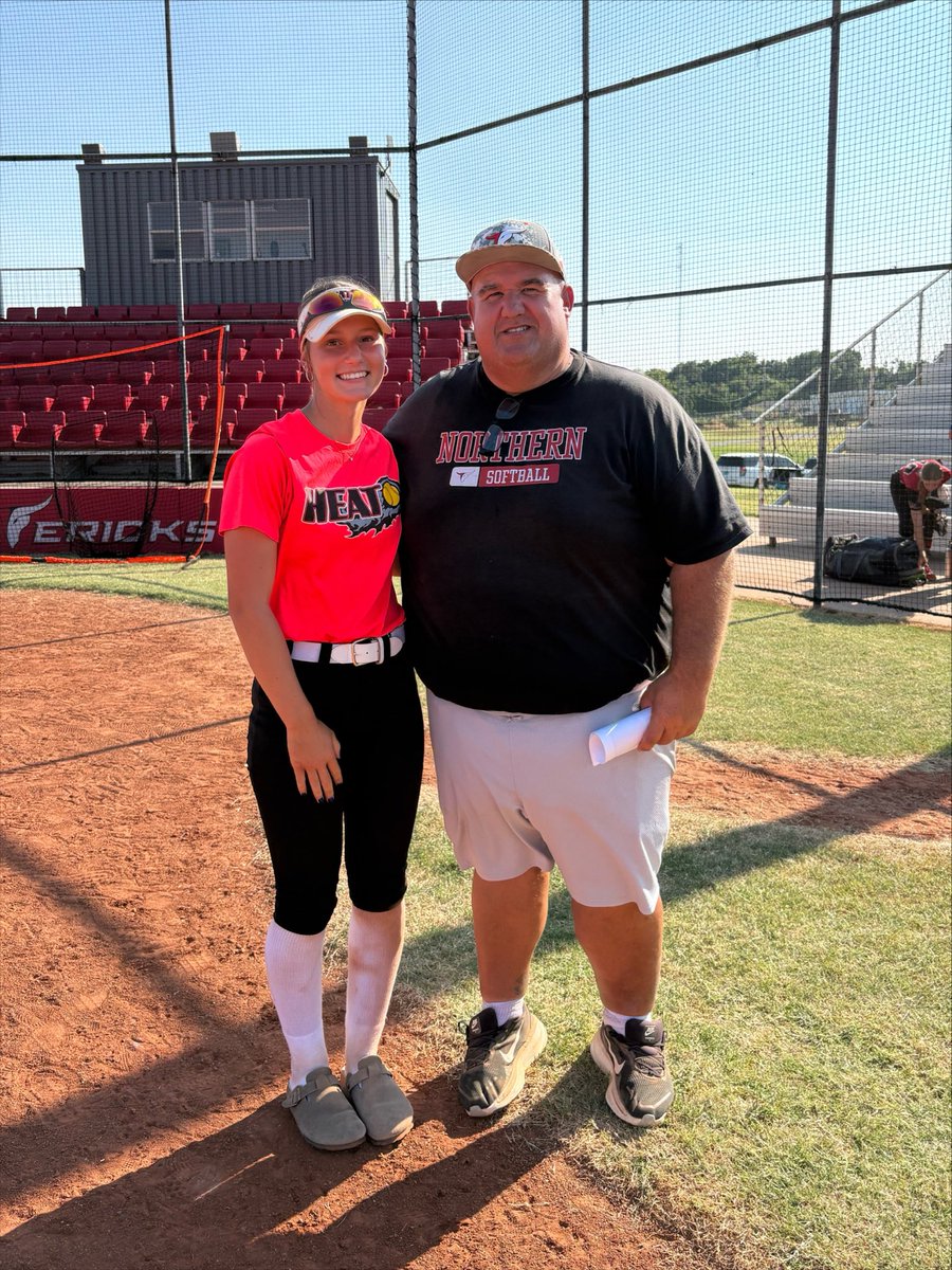 Kfoster_heat00's tweet photo. So thankful Coach Jeff Ray invited me to a prospect camp hosted by @NOCTonkSB! I had a blast and hope to see them again! https://t.co/HRHfuU5mpd
