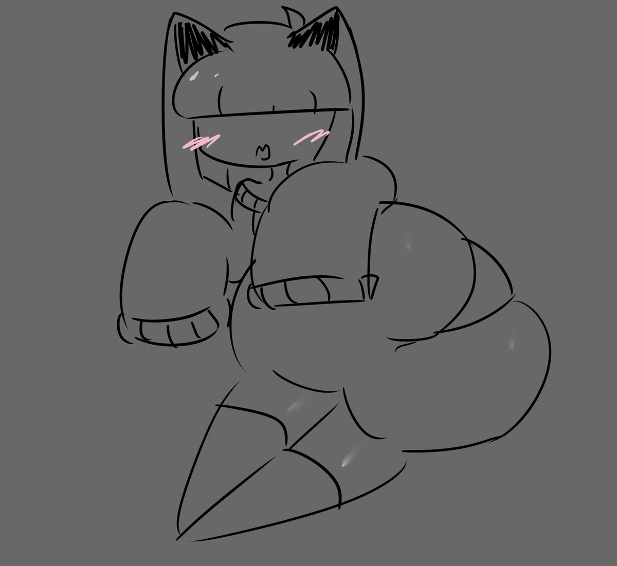 26kittens's tweet photo. look how cute milo is with panties on #doodles https://t.co/notVbz5G51