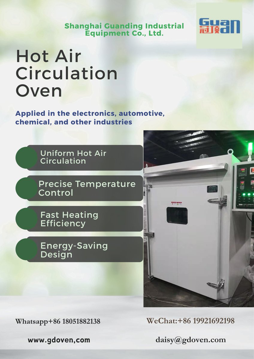 Guandn5kq's tweet photo. How old is the industrial oven in your factory?#IndustrialOven #IndustrialEquipment #Manufacturing #Factory #ProductionLine https://t.co/H3XzTrUxkm