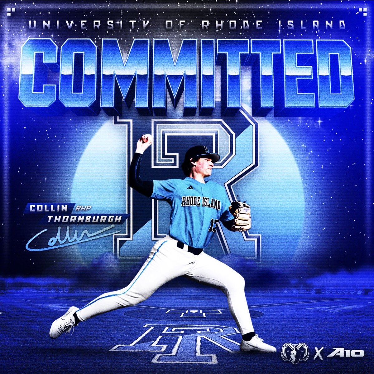Collinthorn13's tweet photo. Go Rams! @RhodyBaseball https://t.co/0kokiLWyNf