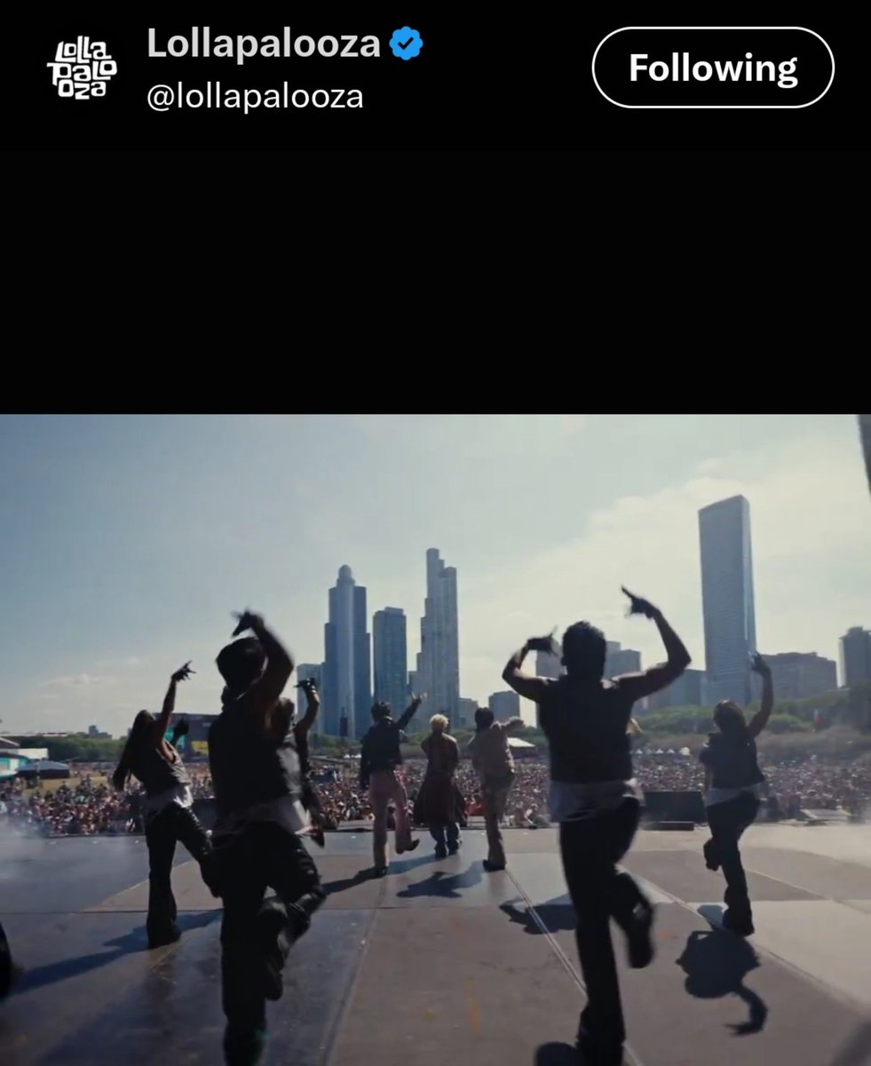 yesitisprecious's tweet photo. Lollapalooza, itself, must have heard all that talk about SB19's crowd size so it made sure to include the boys' crowd view from the stage! 🙌

@SB19Official #SB19 https://t.co/t8wKh2Eq1l