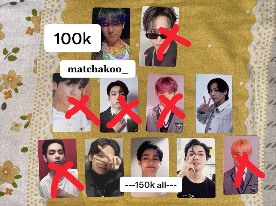 matchakoo_'s tweet photo. ☆ wts want to sell ina photocard aab taehyung mingyu ☆

Take all tae free pvc jk, harga boleh dibicarakan lagi di dm yaw

✨ good condi 🏡 bogor 💌 keep event with dp 50%

🏷 pc bts svt bangtan mingyu holo kth v tae peace ptd https://t.co/IgcMkaUTjd