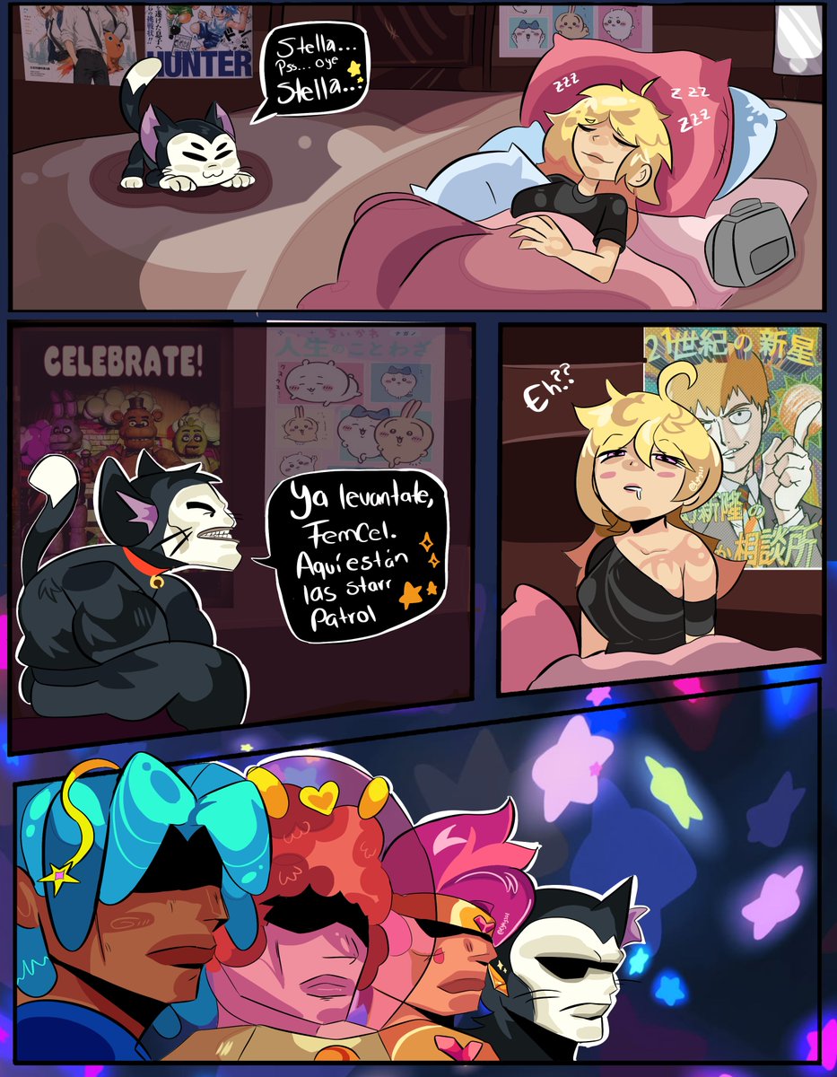 Lykyss1's tweet photo. Primera página del comic d la starr nova va a estar dividido por partes tilines, pues me llego inspiración y dibuje de más jeje...

#commsopen #comic #nsfw #brawlstars #brawl #starrnova #starrpatrol https://t.co/SuLGpy9Hyd