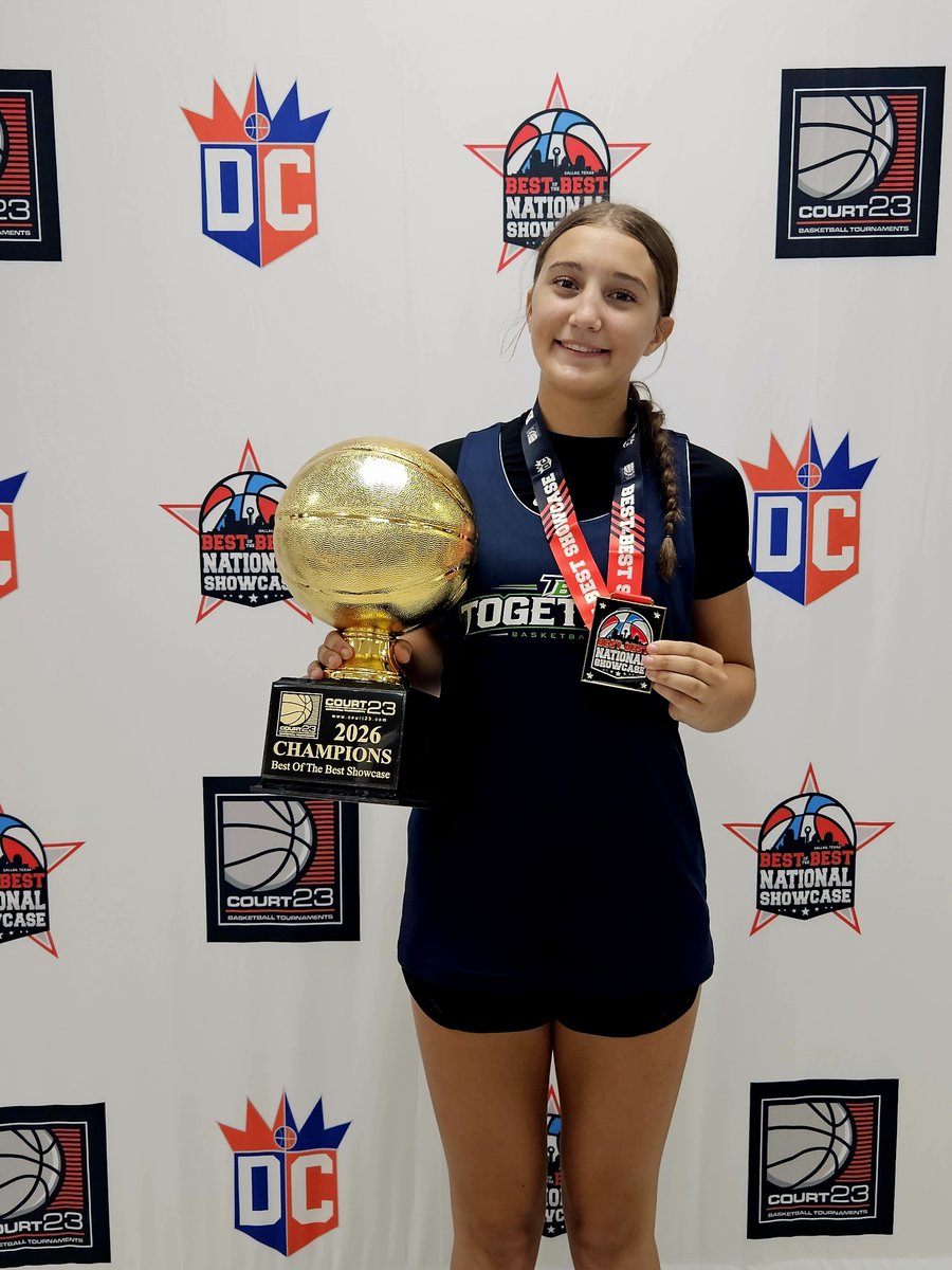 HarperHart2029's tweet photo. Great weekend at the @23_tournaments Best of the Best showcase! Its more than a game and I am so proud of my teammates! #TogetherBasketball https://t.co/j7LMbavson