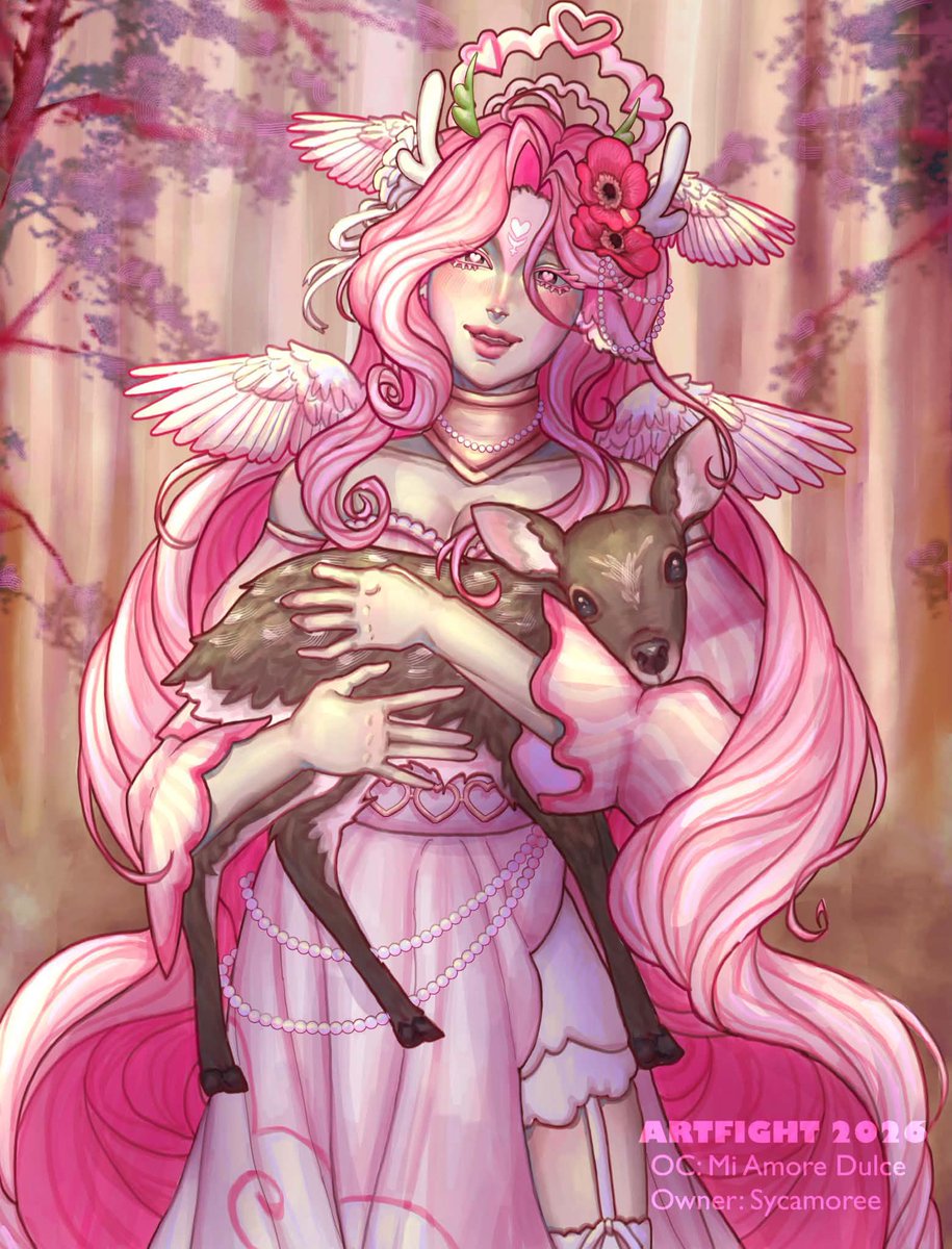 aethersanikanik's tweet photo. i love pink 🩷 
#artfightㅤ https://t.co/kJgx45EmTA