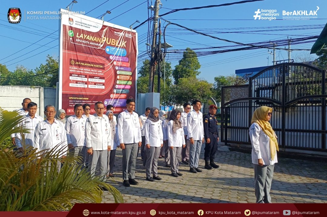 kpumataram's tweet photo. Dalam arahannya, Sulfiani Ariyanti menyampaikan mengenai pentingnya menerapkan kode etik kita sebagai ASN serta tetap menjaga integritas dan netralitas.

#KPUMelayani
#KPUMataram https://t.co/PKwoJDerTq