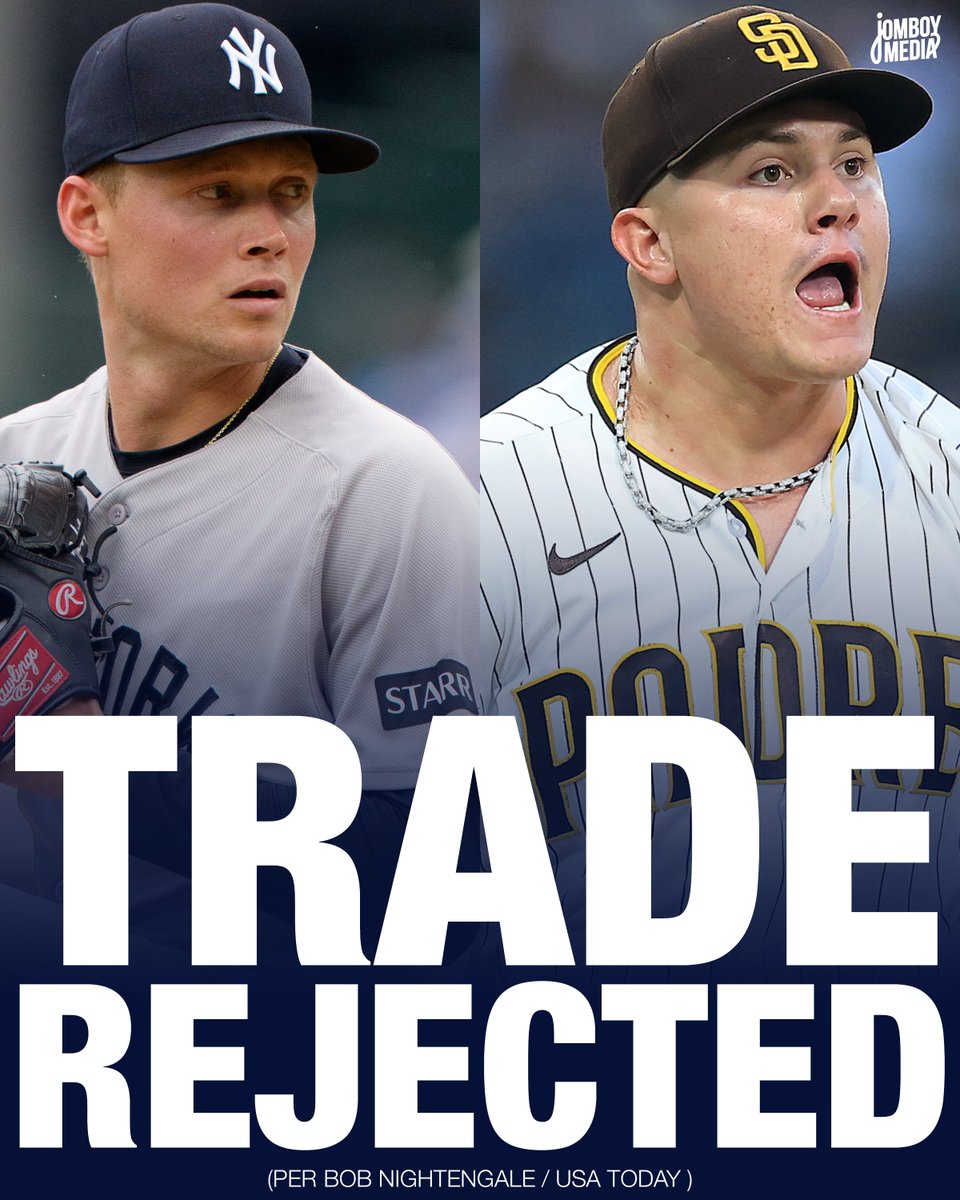 TalkinYanks's tweet photo. The Padres rejected a trade that would have sent Will Warren to San Diego for Adrian Morejon, per @BNightengale https://t.co/d8BndTpkBn