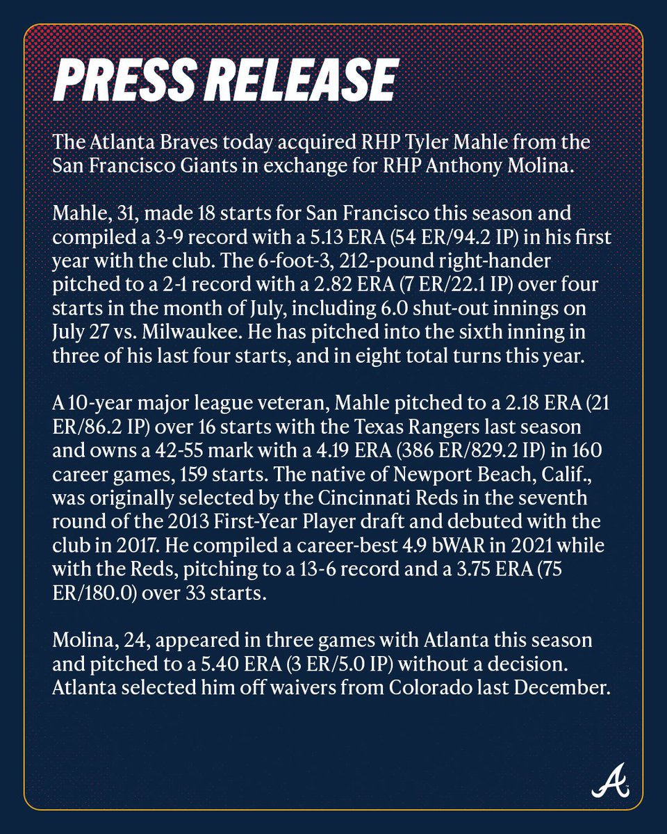 Atlanta Braves tweet media