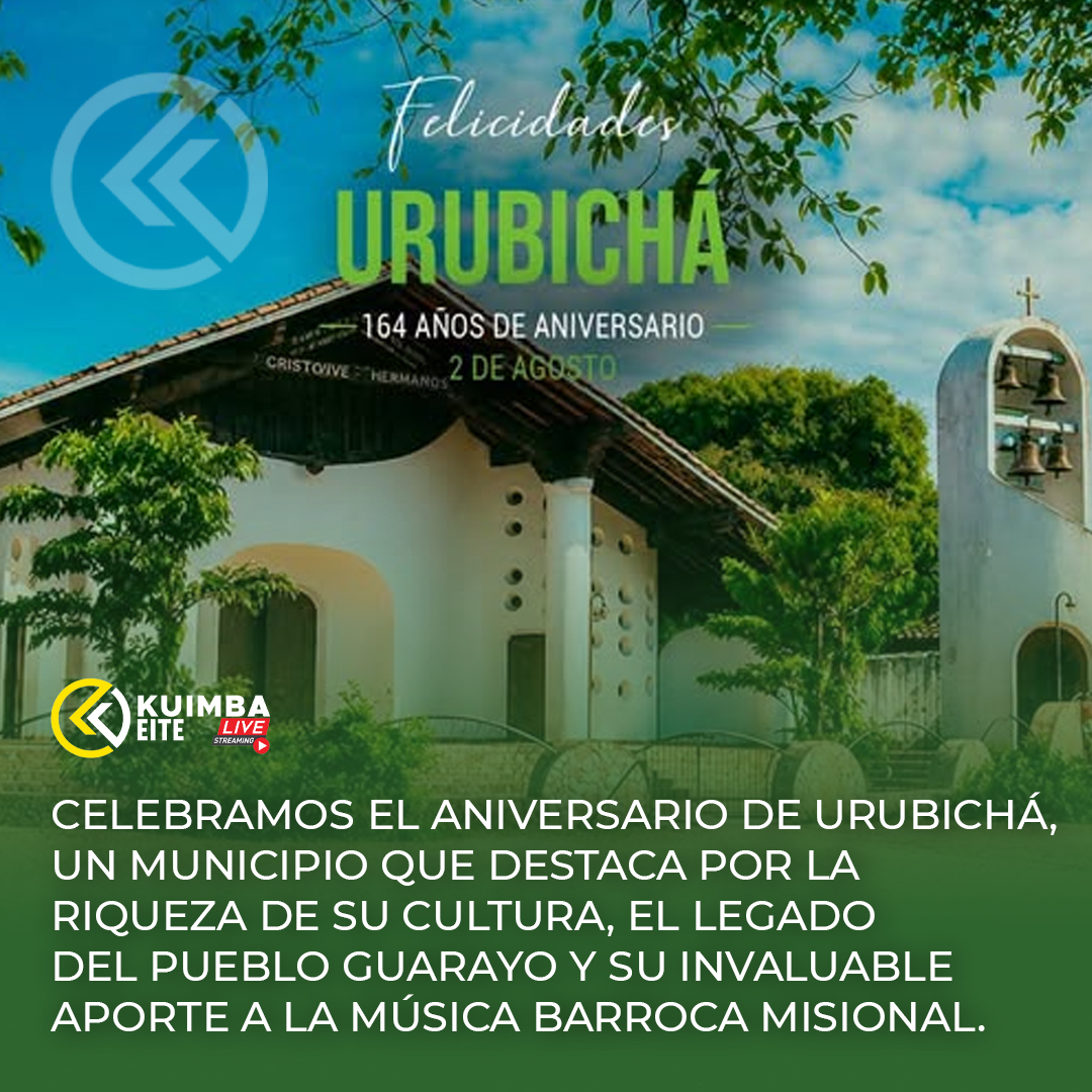 KuimbaEite's tweet photo. Celebramos el aniversario de Urubichá, un municipio que destaca por la riqueza de su cultura, el legado del pueblo guarayo y su invaluable aporte a la música barroca misional.

📌Infórmate por KUIMBA EITE en todas nuestras plataformas digitales. https://t.co/L5rpxLBFVd