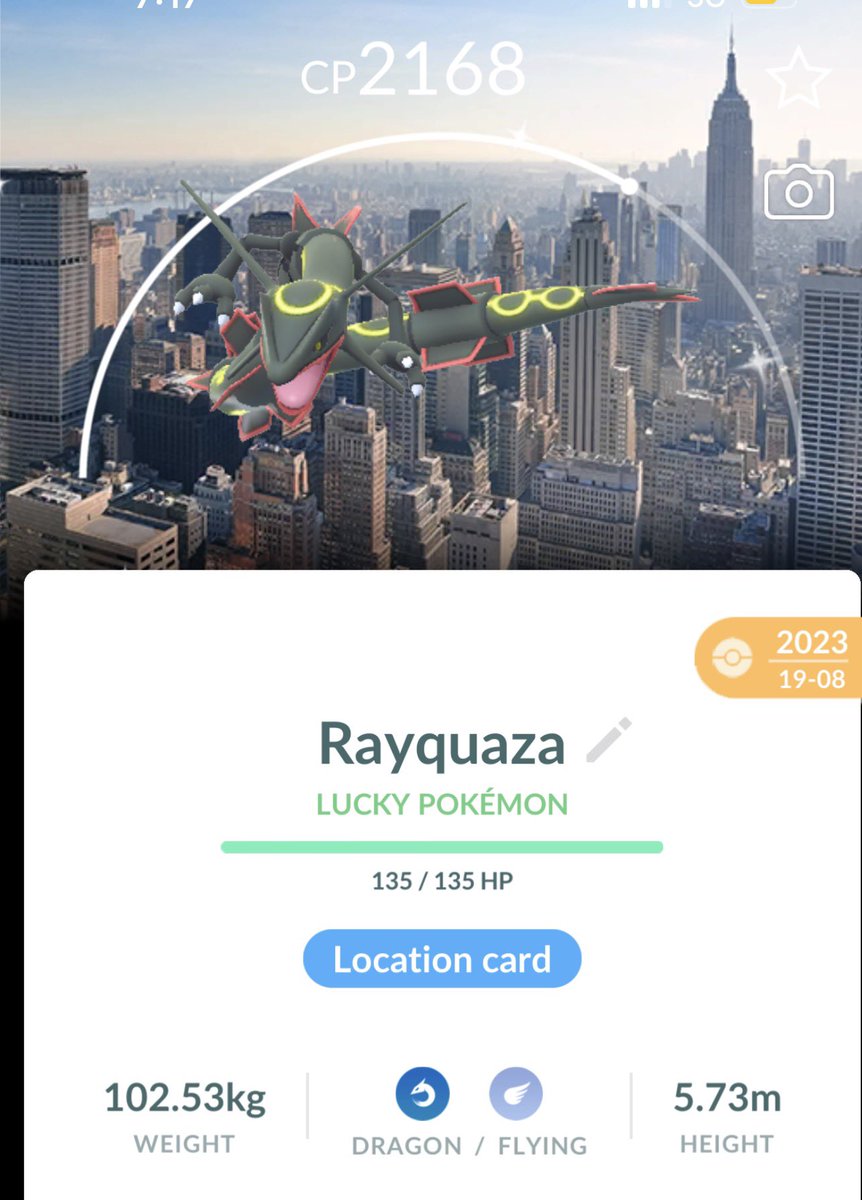 AbhiPrinc3's tweet photo. Oh my trade 🤭👀🫶

NYC bg 

Gold cap ?? 🤭🤭🤭
#PokémonGO https://t.co/3DkBDDoqdE
