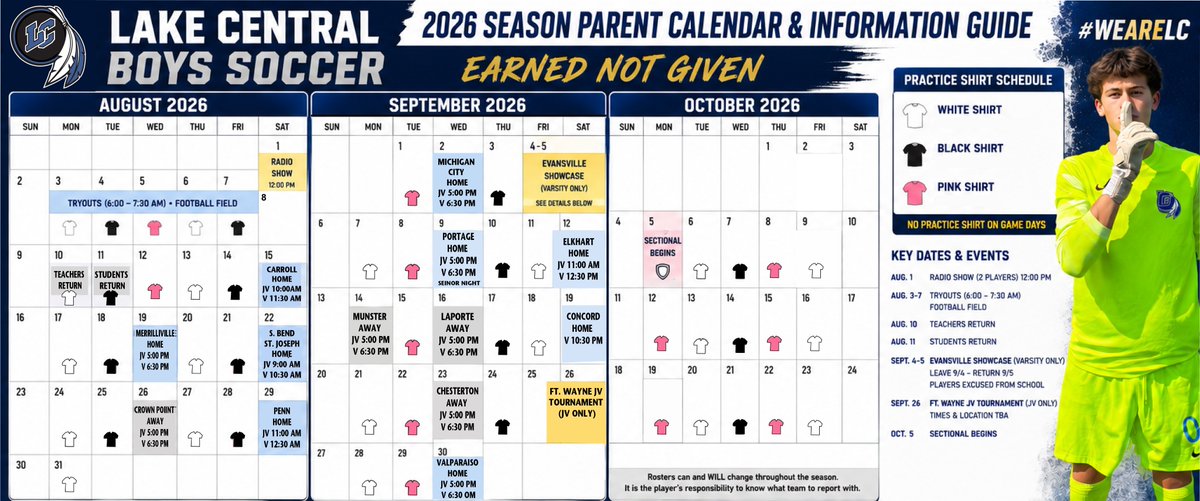 LakeCentralBSOC's tweet photo. Tomorrow's the day!! 

Official start of the 2026 season!!⚽️⚽️

#EARNEDnotgiven
#Cuture
#weareLC
@LCIndians https://t.co/onEmbIZqJB