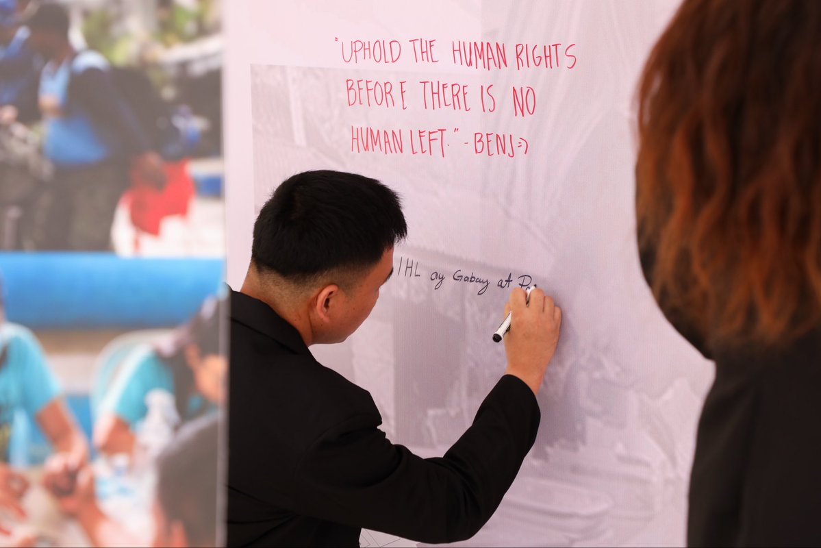 dndphl's tweet photo. The #DNDPHL kicked off the month-long observance of the 77th International Humanitarian Law (#IHL), reaffirming its commitment to protecting human dignity and strengthening respect for International Humanitarian Law.

#DNDPHL #BagongPilipinas #DiKaPasisiil https://t.co/GNUK77Yrz3