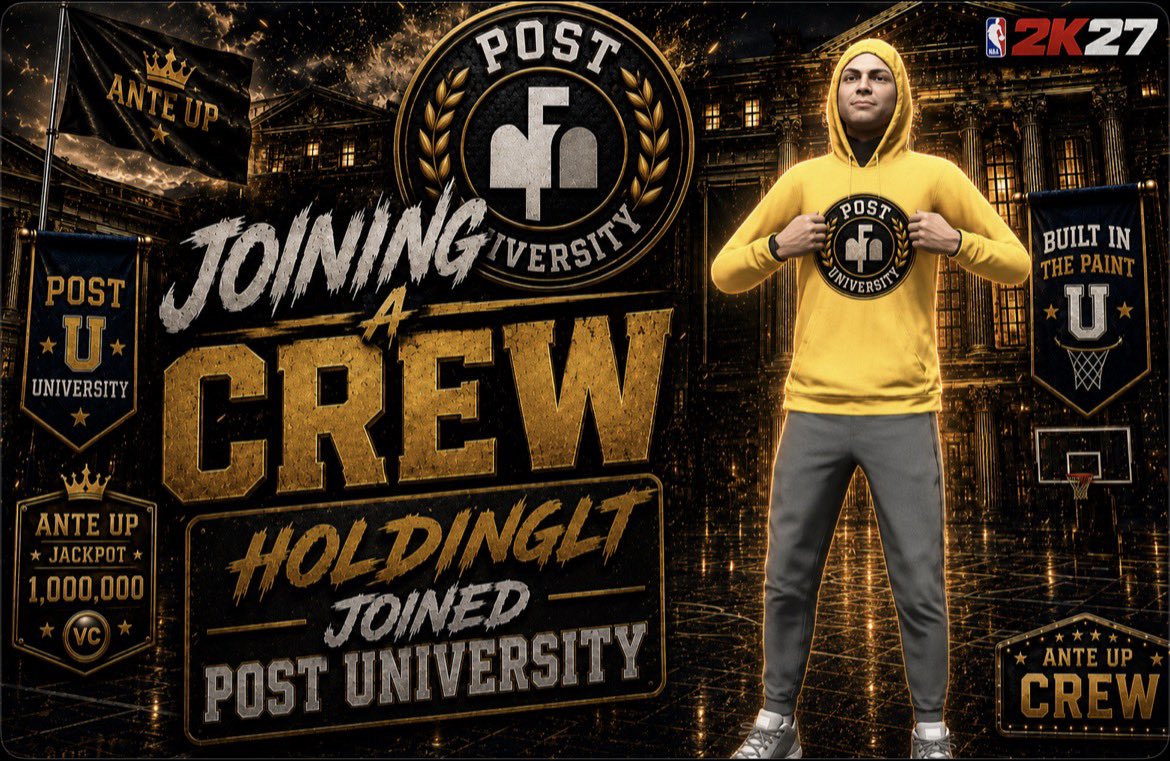 POSTUNIVERISTY's tweet photo. @HOLDINGLT HAS OFFICIALLY JOINED https://t.co/38YY2DSTkz