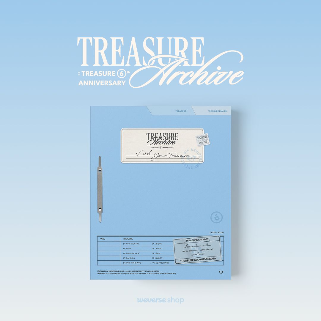 🔊TREASURE ARCHIVE : TREASURE 6th ANNIVERSARY 予約販売開始