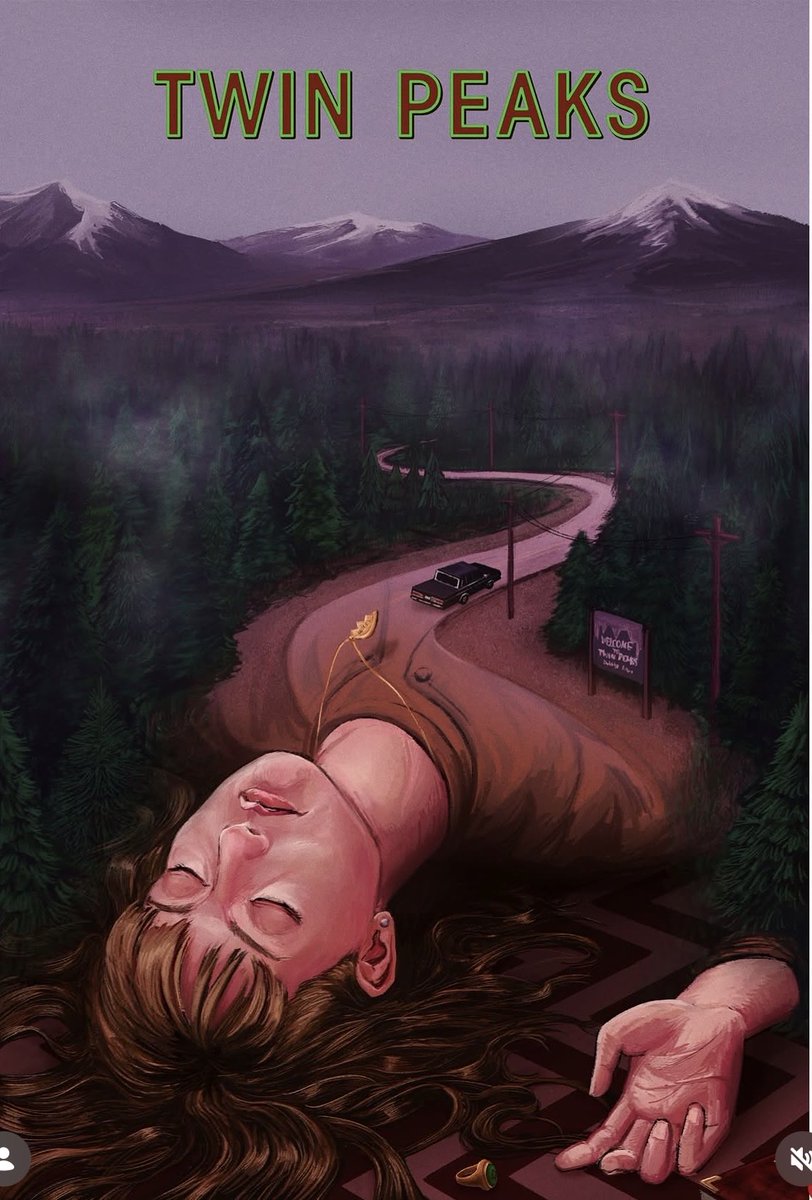ObnoxandAnony's tweet photo. #TwinPeaks Artwork by Cambria Yang https://t.co/0TC5ihpStI