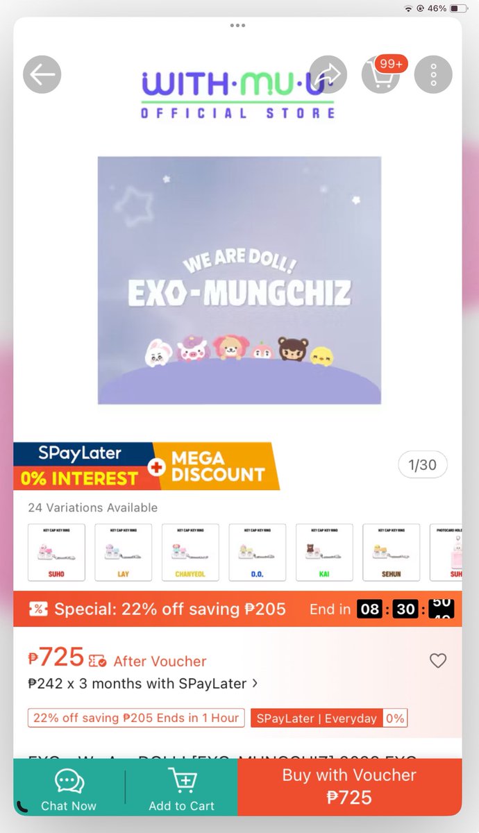 fromzkdlin's tweet photo. Available na sa Shopee EXO-Mungchiz Dolls directly from Withmuu!!

Ang mura if gagamitan niyo ng Mega Discount voucher 🥹￼￼￼❤️

🔗https://t.co/oWbzhDflwm
🔗https://t.co/N0EtrO5OwL

#EXO #Kai #Sehun #Chanyeol #Lay #Suho #Kyungsoo https://t.co/dV68kb0OW3