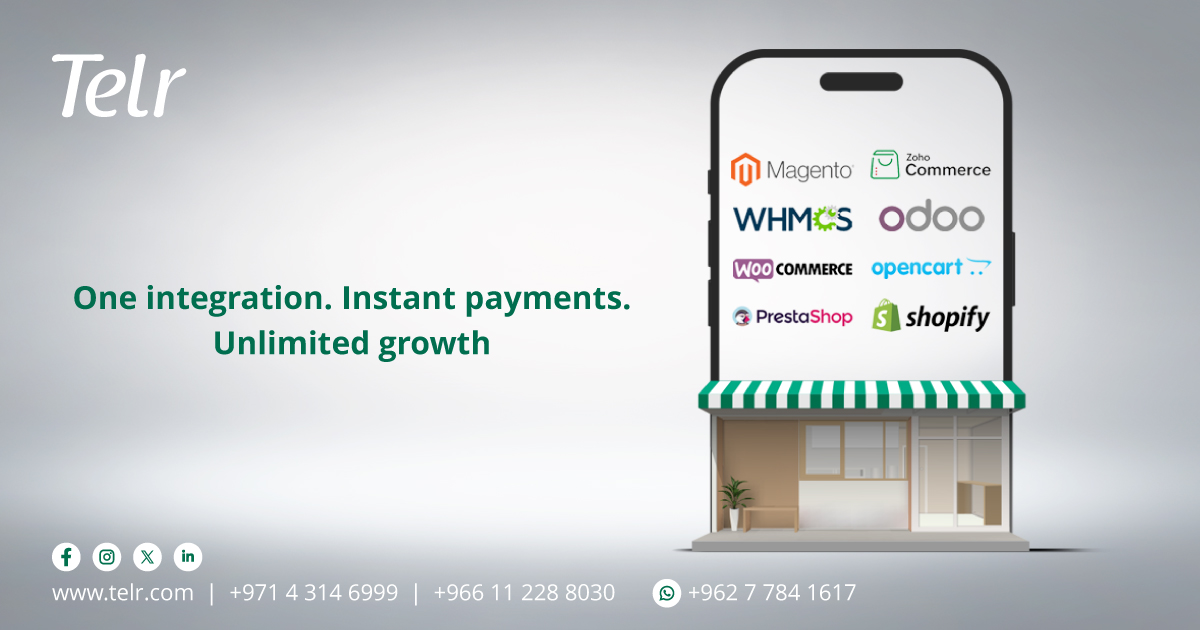 TelrDotCom's tweet photo. Integrate Zoho Commerce, Shopify, OpenCart, WooCommerce, and PrestaShop with the Telr Payment Gateway in minutes.

Secure. Fast. Hassle-free.

For more info https://t.co/iaaRGhf2xj or https://t.co/dWAnLQDywz 

sales@telr.com - https://t.co/6JU2HU30t0

#Telr #Payments https://t.co/R3SFe8Y5Gt