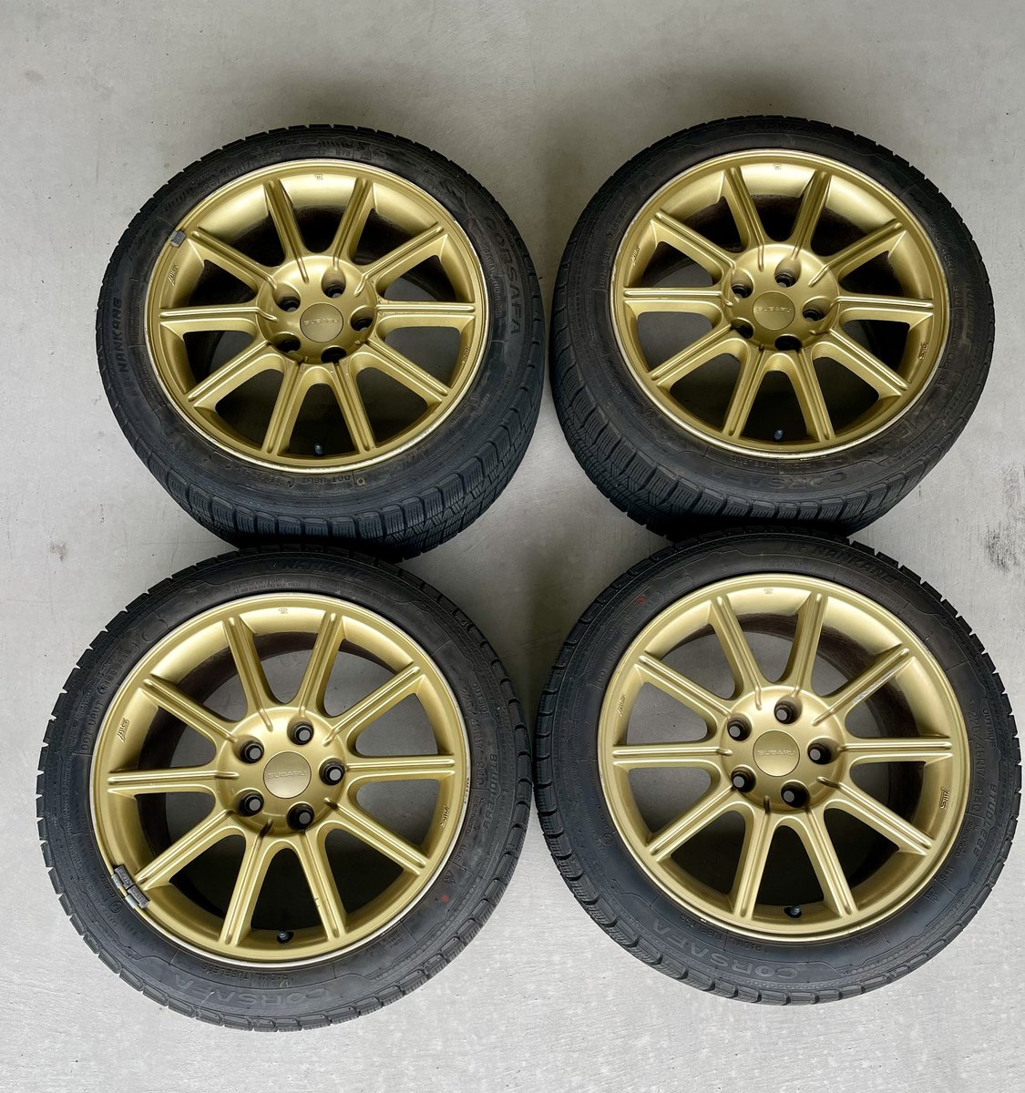 sf7946's tweet photo. 買い手を募集致します

GDBインプレッサ純正
スタッドレス 225/45R17 4本
40000円

HA36SターボRS純正
HF805 165/55R15 4本
40000円

メーカー不明 14inch 6J+36
A539 175/60R14 4本
60000円

シバタイヤR23 新品
195/45R15 2本
15000円

いずれも全て手渡し限定
詳細等はDMお願い致します
#売ります https://t.co/22A3eednPh