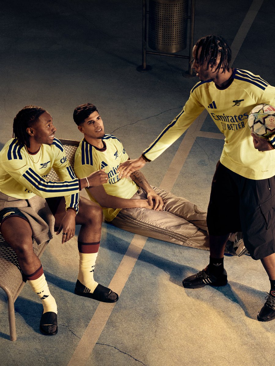 adidasfootball's tweet photo. the glow of the city. the Arsenal spark. 💛✨

introducing the Arsenal FC 3rd Jersey 26/27, available now 👉👉 https://t.co/pmeUUbpOBb https://t.co/FXfESvkrYR