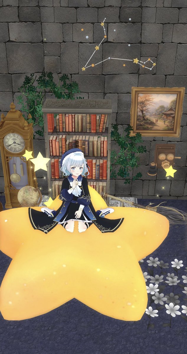 tsukuri_hakuna's tweet photo. REALITYの100連無料ガチャで集めたアイテムで可愛い空間作れた⭐️

いい顔も撮れた

みんなも回し忘れないようにね https://t.co/wjO9nD8hCg