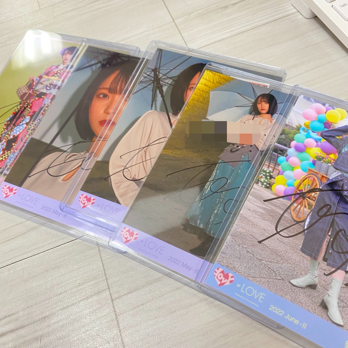 野口衣織さんの直筆サイン入り生写真入荷してます！！！ 1つはコメント