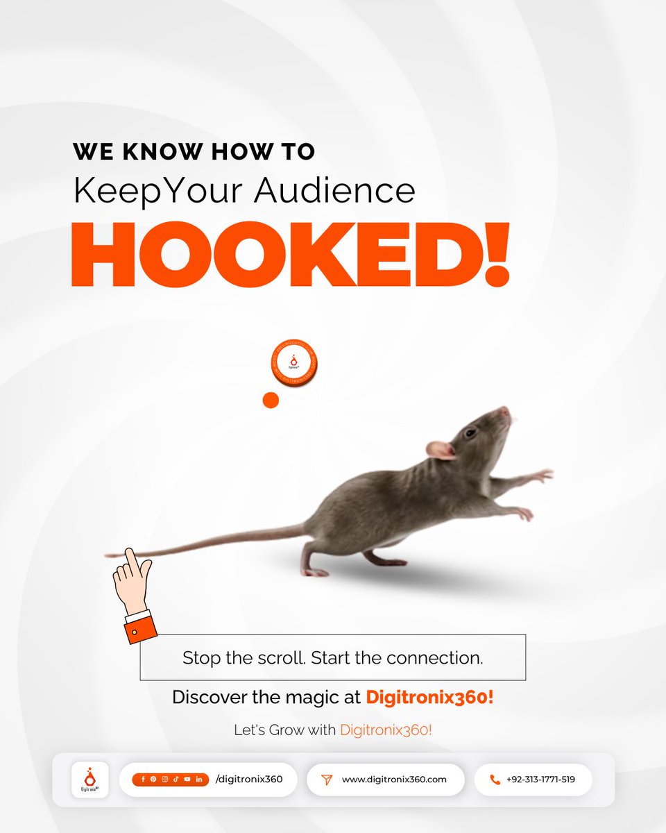 digitronix360's tweet photo. Stop the scroll. Start the connection.

Your audience is out there—we know how to grab their attention with creative content, smart strategies, and impactful designs that deliver results.

#Digitronix360 #DigitalMarketing #SocialMediaMarketing #ContentCreation #BrandGrowth https://t.co/P8ciRpJ8mS
