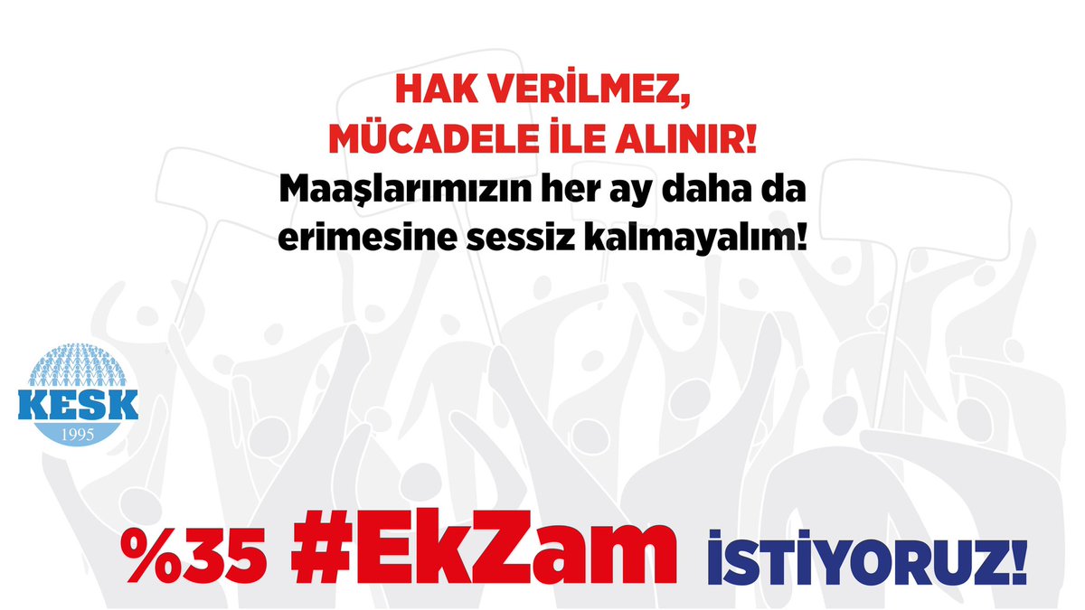 kocaeli_2nolu's tweet photo. ✔%35 #EkZam İSTİYORUZ! HAKKIMIZDIR! 
İNSANCA YAŞAM HAKKIMIZA HEP BİRLİKTE SAHİP ÇIKALIM! https://t.co/hboTRb4Kyi