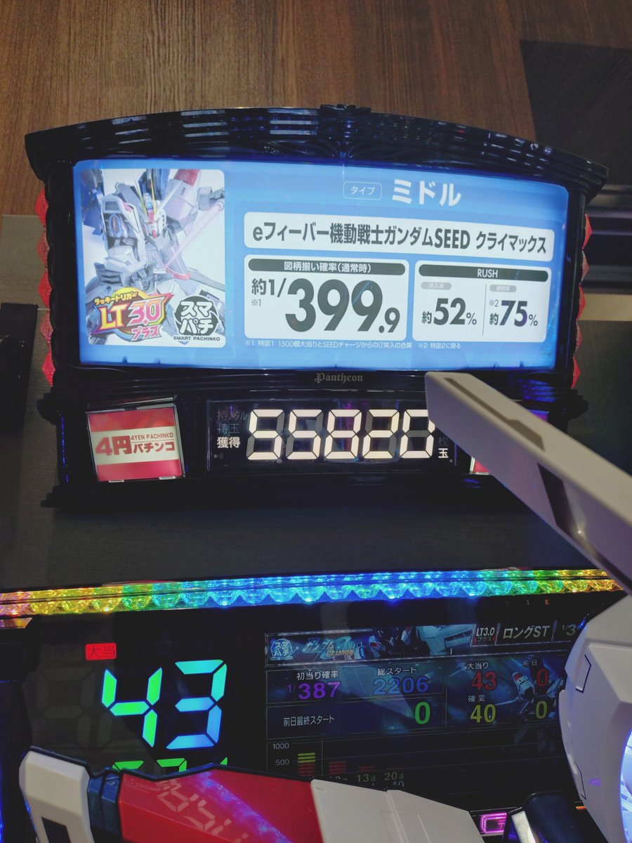 Ray_dustz's tweet photo. SEED初打ち 投資1万でお持ち帰り5万発ﾔﾀ───ヽ(〃∀〃)ﾉ───♪
通常時はなかなかキツいけどRushは個人的には楽しかった(≧∇≦)
#SEED
#スマパチ https://t.co/KHO5GUg5yX