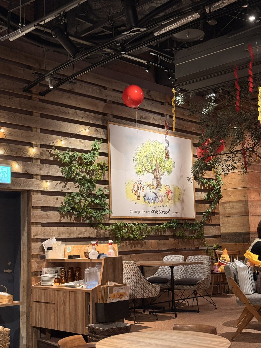 Jessandbears's tweet photo. Went to Harvest Market at Shibuya Hikarie last July, beautiful &amp; cute cafe fillled with Poohs. Was thinking of Yuzu when I was there, now it become real collab! 👏🧸🪽🌸
#showerofheart https://t.co/nh653rws2V