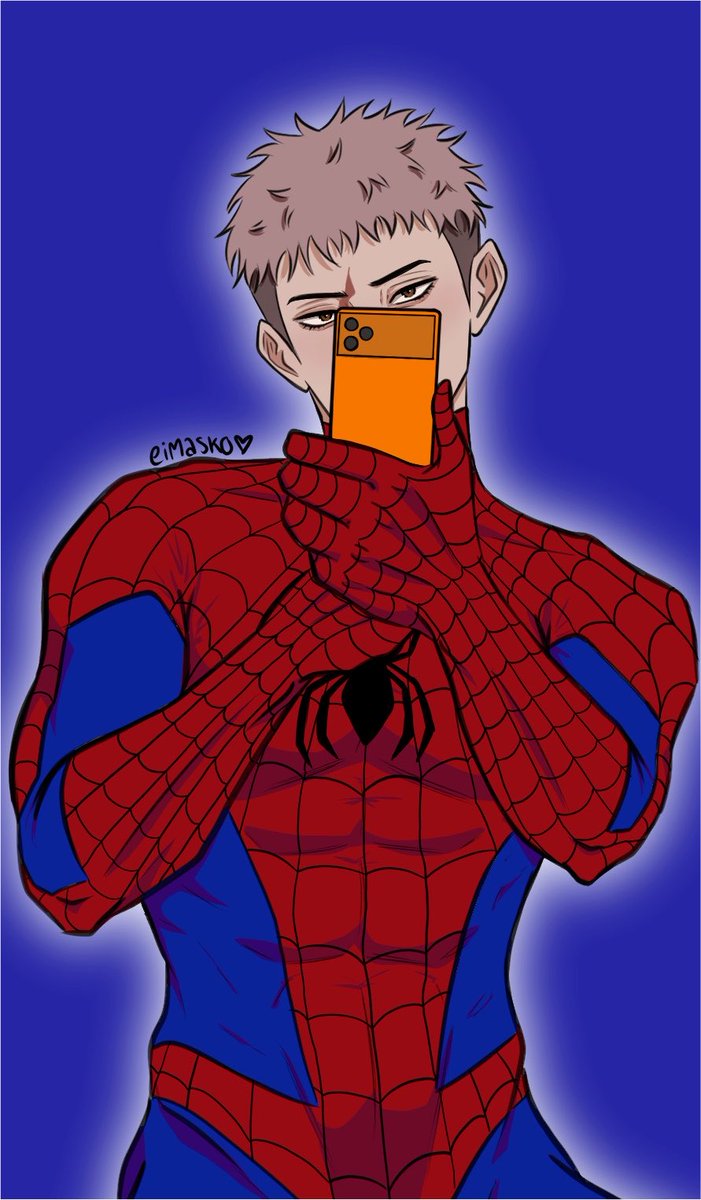 eimasko's tweet photo. Yuji #spiderman https://t.co/vGxcJsrKvl