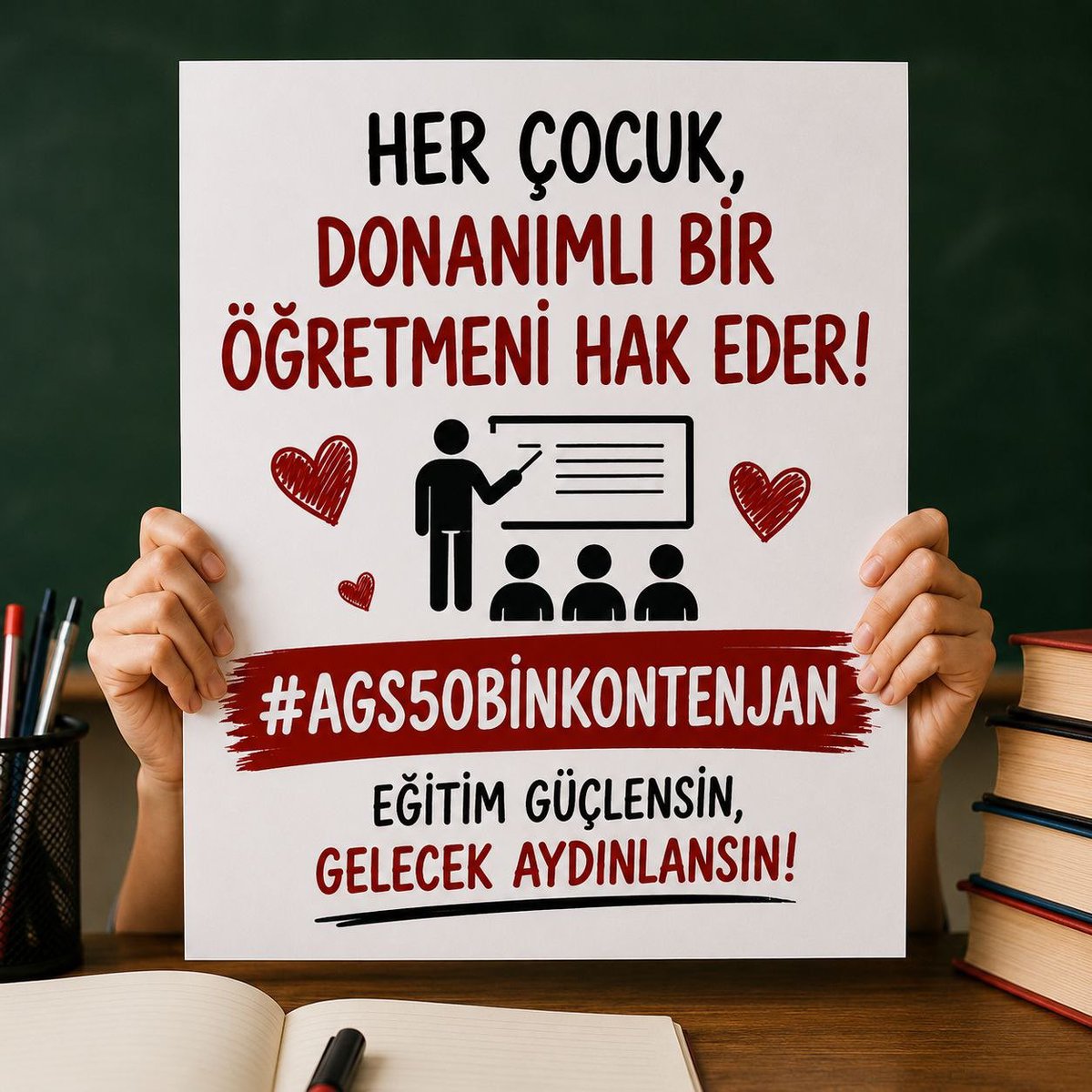 ygttthhtcee's tweet photo. Eğitim tasarruf yapılacak bir alan değildir .Daha fazla kontenjan istiyoruz…
#AGS50binkontenjan https://t.co/lXK1L2sXRP