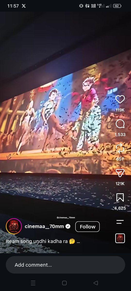CharanKosam_SM's tweet photo. Entra idhi 🔥
#RamCharan #Peddi #Hellello🤩 https://t.co/N7na9l089a