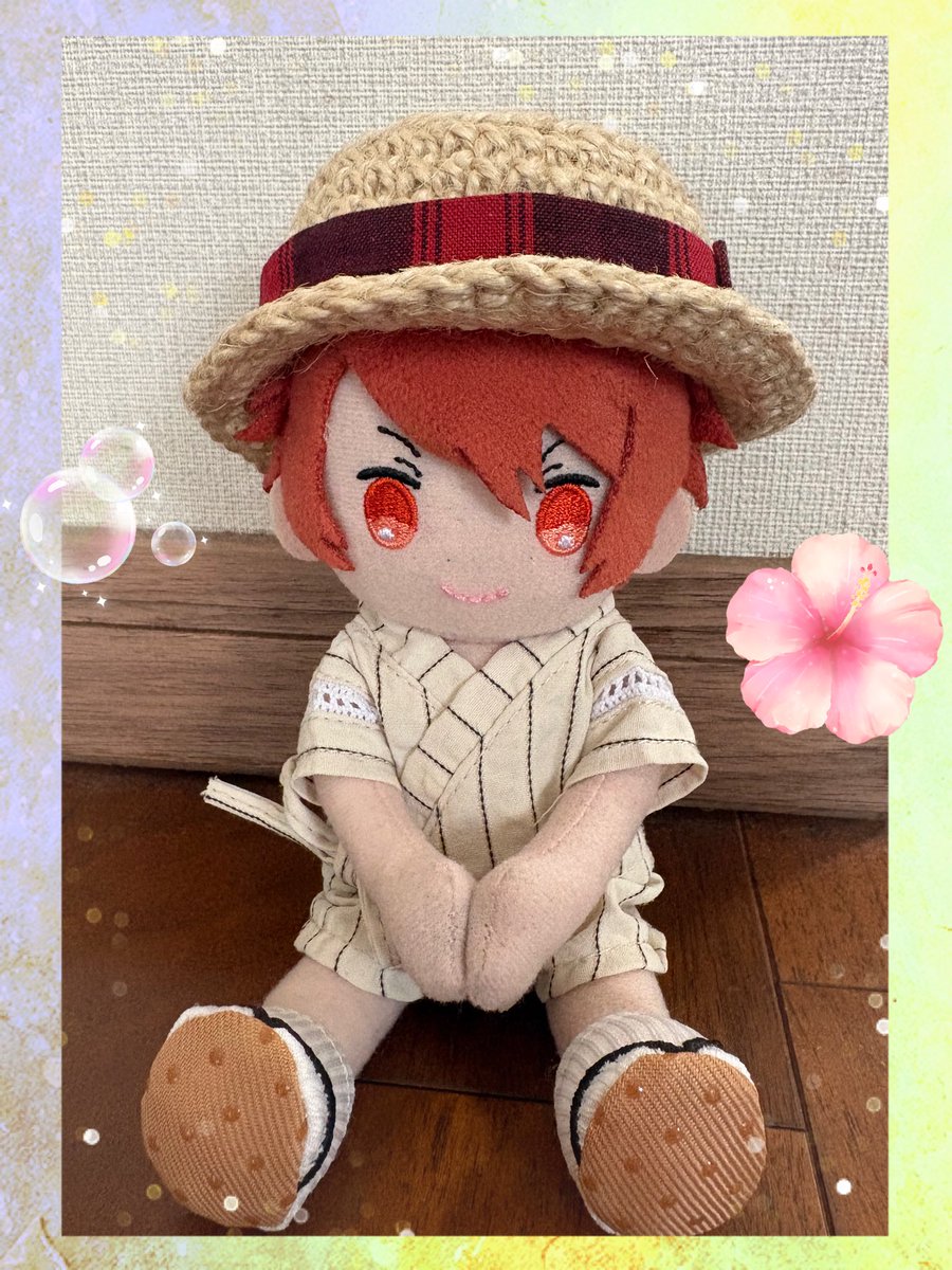 anko_ff_tt's tweet photo. 帽子👒完成✨️
帽子は少し前に編みあがってたんだけど、やっとリボン？つけた😂 https://t.co/w16bsriSHI