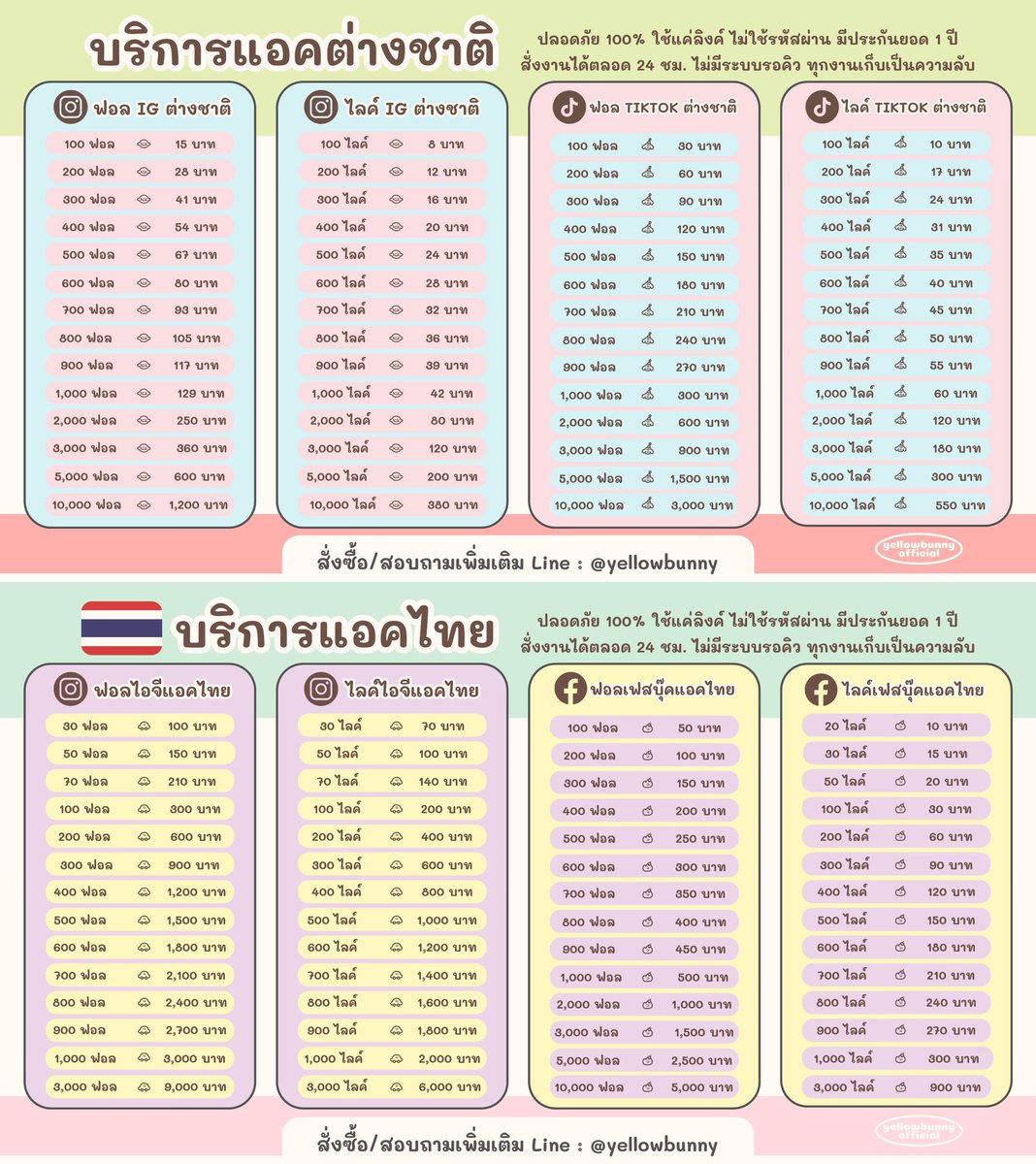 yourcoffeetalk's tweet photo. 🎴 𝓨𝓔𝓛𝓛𝓞𝓦𝓑𝓤𝓝𝓝𝓨 𝓢𝓔𝓡𝓥𝓘𝓒𝓔𝓢 ⚔️

🔥 จบในลิงก์เดียว ไม่ต้องให้รหัส ปลอดภัยสูงสุด
🔥 ดูแลยาวๆ รับประกันยอดให้เต็มระบบ 1 ปี

📌 อยากได้ยอดปังๆ ทักแชทเลย ด่วน!
👉 https://t.co/254nlcTuXP

#26thHBDFIRSTONE #talkjustimg #rtxxdm https://t.co/jkOF6QlQTD