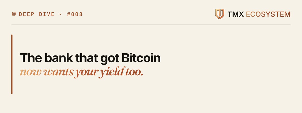 tmx_eco's tweet photo. Deep Dive #008: the bank that got Bitcoin now wants your yield too.

Morgan Stanley launched spot Ether and Solana ETPs on NYSE Arca, MSSE and MSOL, with staking rewards passed through to investors and a 0.14% expense ratio.

That detail matters more than the ticker. 
A staking based product ties a fund's return partly to validator uptime and slashing risk, not just price, something a spot Bitcoin trust never had to model.

For anyone running basis trades against these assets, a new institutional buyer that also earns staking yield changes who is willing to hold through a drawdown, and at what funding rate.