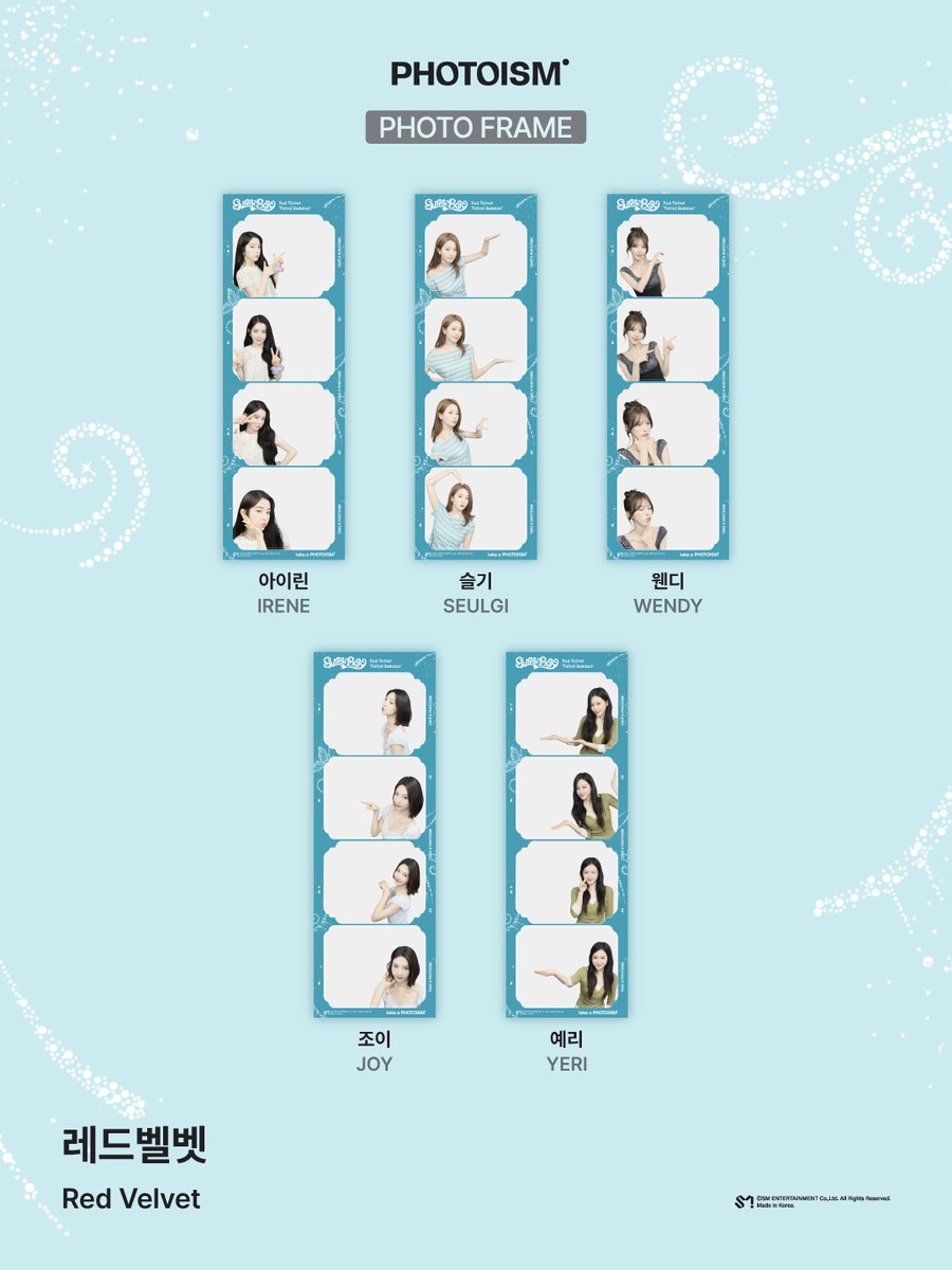 photoism_kr's tweet photo. PHOTOISM X 레드벨벳
ARTIST FRAME &amp; snapism OPEN !

☀️ 2026 여름 휴가 계획 ☀️
- 레드벨벳 신곡 들으면서 서핑하기 🏄‍♀️🌊

포토이즘과 스내피즘에서 레드벨벳과 함께
소중한 추억을 남겨보세요 📸

📅 26.08.04 – 26.10.31

ONLY IN PHOTOISM https://t.co/DU1UoLUCXR