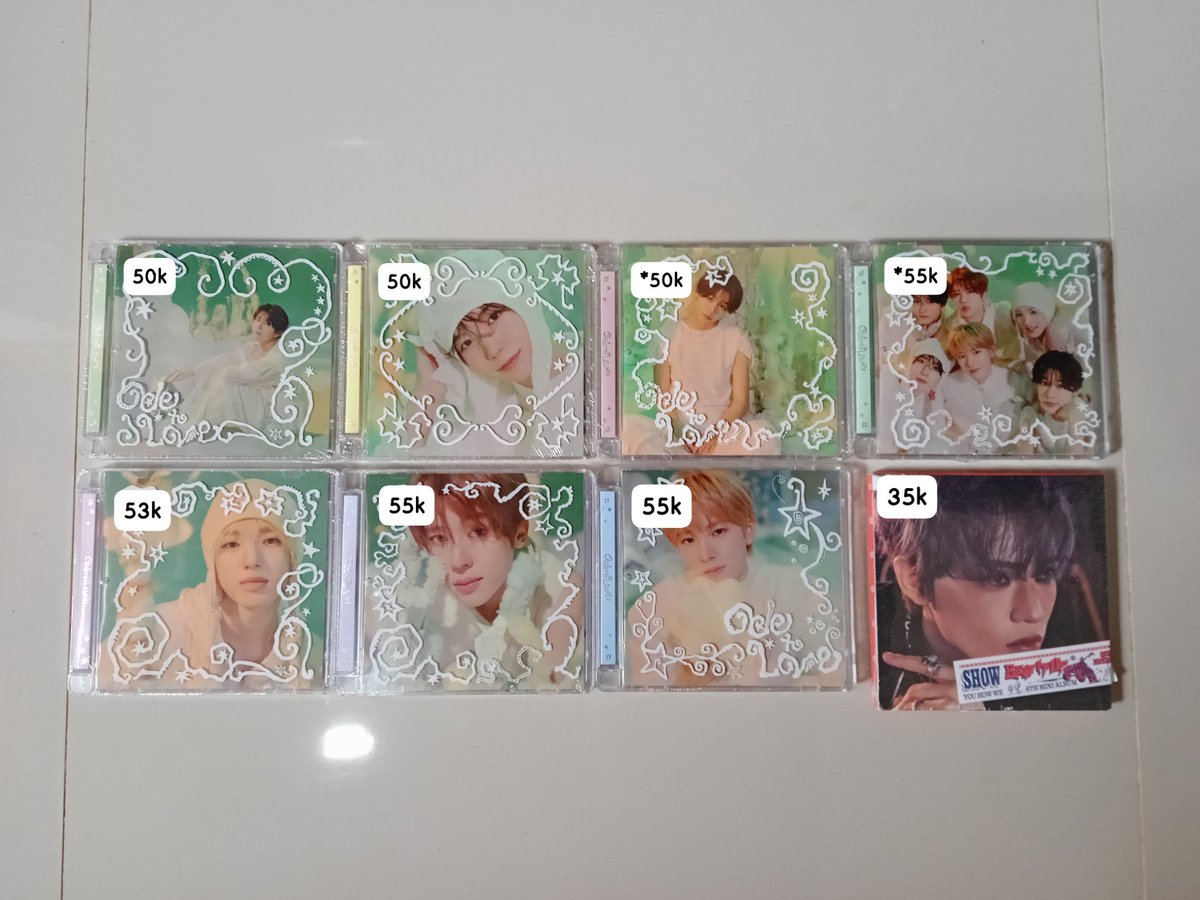 markiemo_o's tweet photo. [wts] want to sell jawel ode to love digipack beat it up sealed

ㅡ ready ina 
ㅡ exc pack &amp; adm 🍊
ㅡ split pay / full co
🏡  jateng 

t. wts nct wish dream biu chenle otl yushi sakuya sion riku jaehee ryo https://t.co/I2JLGM4vup