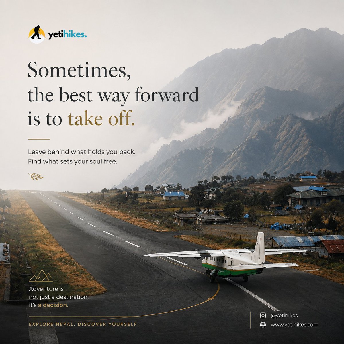 yetihikes's tweet photo. One flight. Endless memories. Explore the Himalayas with Yeti Hikes.

#YetiHikes #ExploreNepal #Lukla #Everest #HimalayanAdventure #TravelNepal https://t.co/PjDdt4zeJV