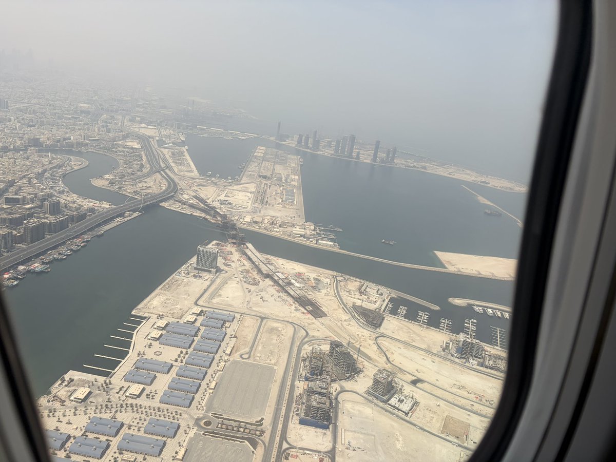 JackStr42679640's tweet photo. We flew through the Strait of Hormuz, right past Iran. There were no signs of war or hostilities whatsoever. Dubai was completely normal. I think we're definitely watching a different movie than what's being portrayed... https://t.co/hT2L3842pU