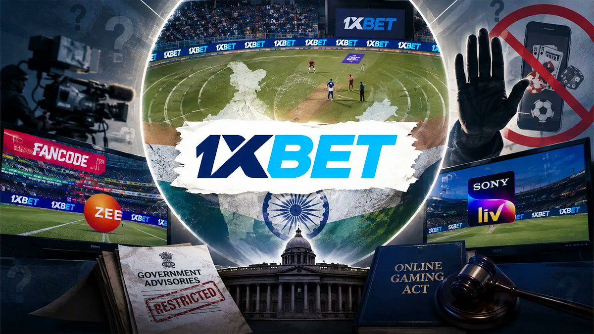 upadhyay_harsh1's tweet photo. 1xBet branding reaches India via FanCode, Zee, Sony LIV; accountability remains unclear

1xBet branding appeared during India's recent cricket broadcasts on FanCode, Zee and Sony LIV, raising questions despite government restrictions. 🧵 https://t.co/rvhaDDywYs