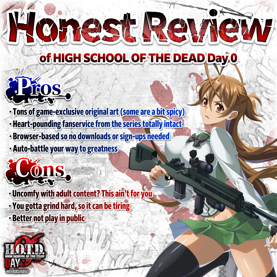 HOTD_ads's tweet photo. The TV anime 'HOTD' is being made into a game after about 15 years!
<Them> are coming—A survival tower defense game set at the dawn of the apocalypse.

Start now and receive items worth over $600!