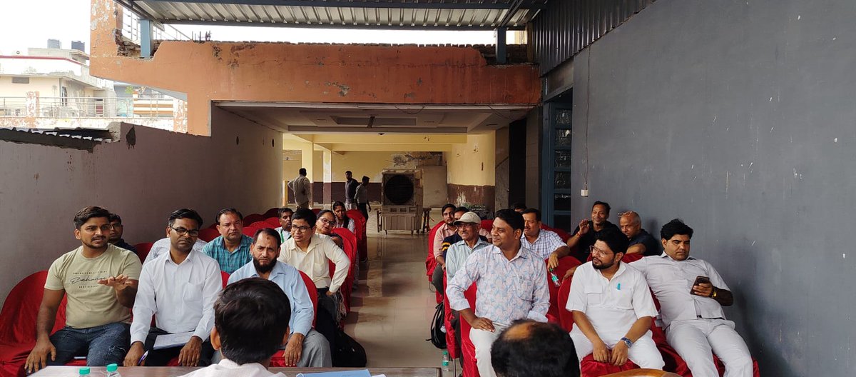 dm_northeast's tweet photo. Sh. Rajendar Kumar, ERO, AC-69 (Mustafabad), along with Sh. Ajay Kumar, AERO, and Sh. Sunil Kumar, Additional AERO, held a meeting with all designated officers assigned to Polling Station locations on 31.07.2026. 
During the meeting, they briefed the officers in detail on their roles and responsibilities and explained the tasks to be carried out during the Special Intensive Revision (SIR)-2026 to ensure its smooth and effective implementation.

#SIR2026 #SpecialIntensiveRevision #ElectionCommissionOfIndia #VoterAwareness #Mustafabad #NorthEastDelhi #DelhiElections
