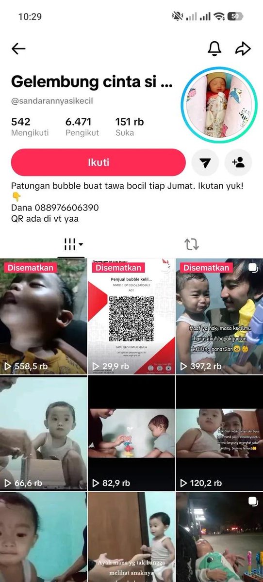 LiaAfri03881071's tweet photo. Ya Allah 😥
Belum selesai cerita sedih adik Faiz
Ternyata ada lagi yang lebih susah
Namanya adek zayn😥
Hidupnya sama seperti adik Faiz
Sama-sama dibesarkan dan dijaga oleh ayahnya tanpa seorang ibu 😭
Siang malam dia harus tidur di jalanan 😥😥
Ya Allah nyesek x lihatnya sedih x hati q ya Allah sbg seorang ibu 😥😥

Yuk bantu viralin biar jualan si bapak 
Laris manis laku keras dn di pertemukan org baik 😥🙏 Aamiin ya Allah 🤲 ya rabbal'alamin 
cc: amilainiamilaini