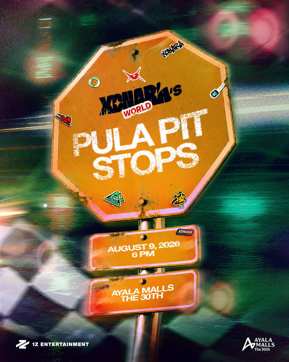 officialxonara's tweet photo. No U-turns. We're headed straight to the next PULA Pit Stop. 🏁

The road doesn't end at Trinoma. 

Your next destination:
📍 Ayala Malls The 30th
🗓️ August 9
⏰ 6 PM LIVE Performance

Grab your convoy and pull up. We'll see you at the next stop. 👀

▶️ Pre-save PULA: https://t.co/Zp4vtEWCEA

#XONARA ❤️‍🔥