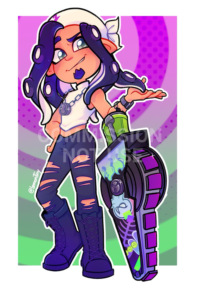 LemonTiny__'s tweet photo. ✨

#Splatoon #Octoling https://t.co/xOckiHkSCN