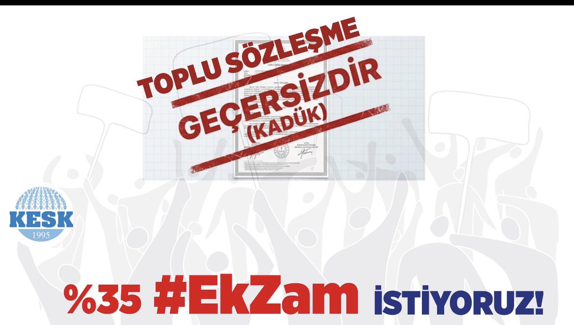 YolGenel's tweet photo. 📢EK ZAM HAKKIMIZDIR!
İnsanca yaşam hakkımıza sahip çıkıyoruz,Maaşlarımıza %35 #EkZam yapılmasını istiyoruz! https://t.co/LEihlVFvGg