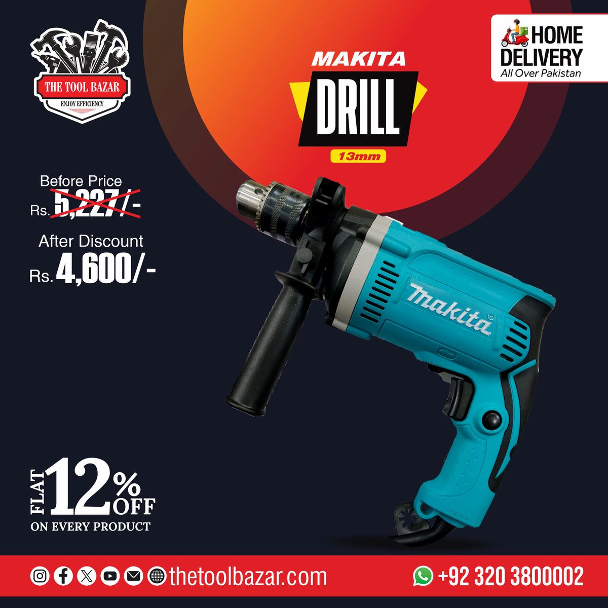 thetoolbazar's tweet photo. Purchase above 15,500 & get exciting gifts
12% Mega Discount
WhatsApp: (+92) 320-380-0002
Visit us: https://t.co/xu3qawNCMF
#Bosch #boschtools #boschprofessional #handtoolswoodworking #powertools #powertoolsale #powertoolaccessories #grinder #grindermachine #drillmachine https://t.co/EKo9ITyOLe