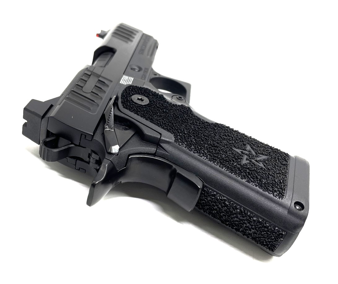 ShopMga's tweet photo. 新商品入荷のお知らせです。
EMG/SAVIA STACCATO CS
CNCスライド版
スライド後端 エキストラクター溝が無い仕様の物となっております。
https://t.co/s7CcKDkDTQ

#EMG #STACCATO #GBB https://t.co/HEk3RLQikb